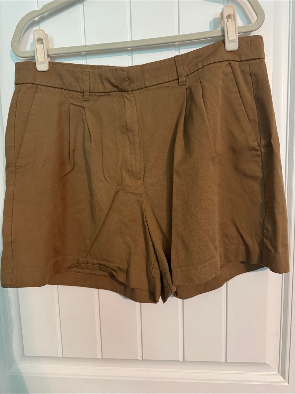 Old Navy Brown High-Rise Bermuda Shorts